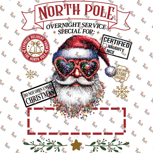 Personalized North Pole Santa Sack 10