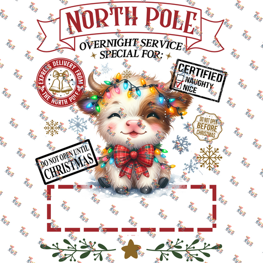 Personalized North Pole Santa Sack 12
