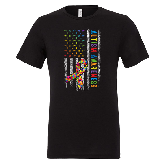 Autism Awareness Flag T-Shirt
