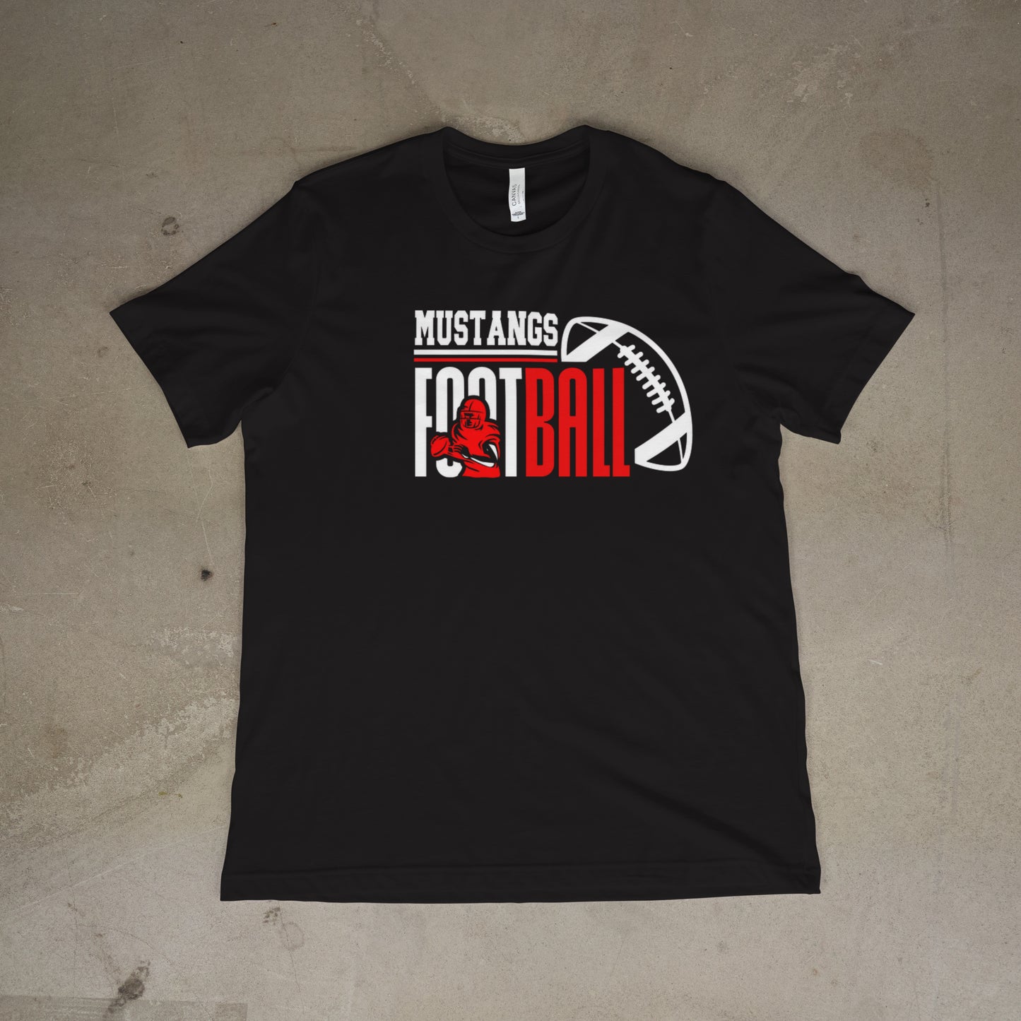 Mustangs Football T-Shirt