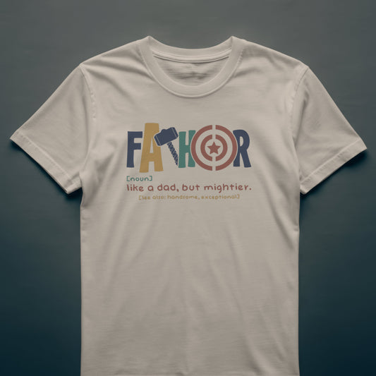 Father's Day Mightier Dad Shirt