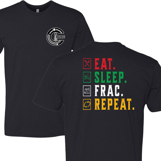 Eat Sleep Frac Repeat T-Shirt