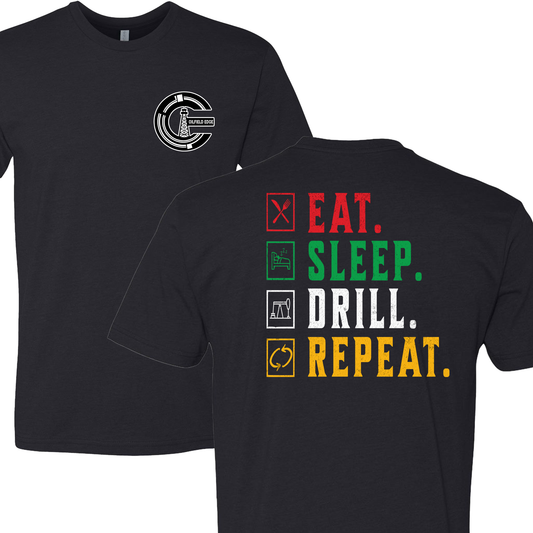 Eat Sleep Drill Repeat T-Shirt