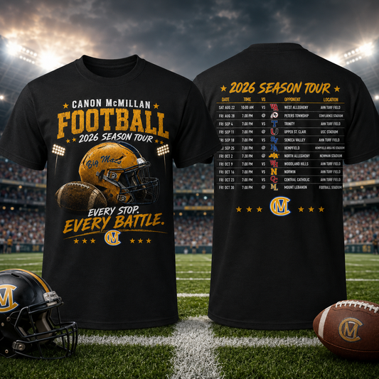 Canon Mac Football Season Tour T-Shirt