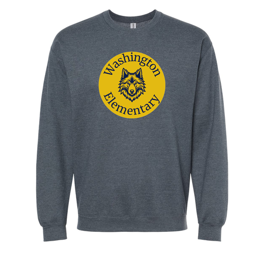 Washington Elementary Wolf Crewneck