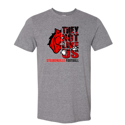 Steubenville They Not Like Us Football Tee