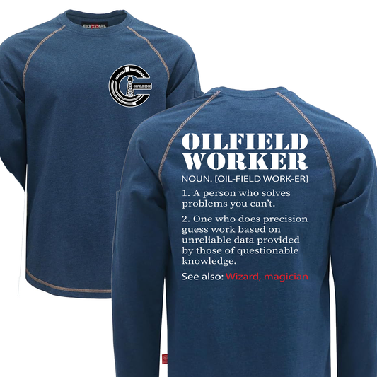 Oilfield Edge Oilfield Worker Flame Resistant NFPA2112 CAT2 Fire Retardant Crew