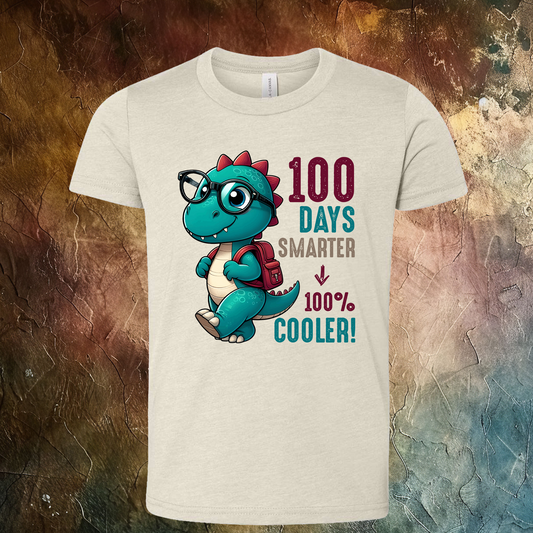 100 Days Of School Smarter & Cooler T-Shirt