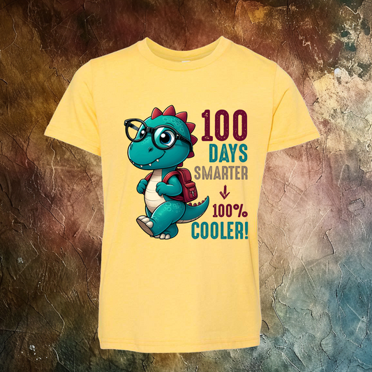 100 Days Of School Smarter & Cooler T-Shirt
