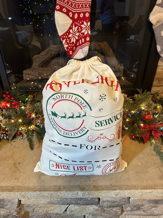 Personalized North Pole Santa Sack 31