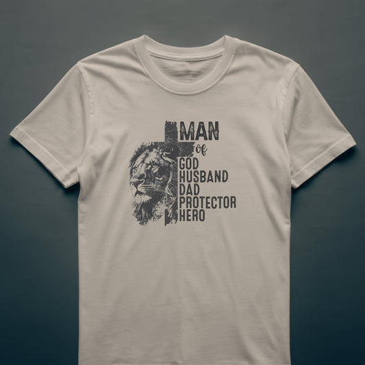 Fathers Day Man Of God Shirt