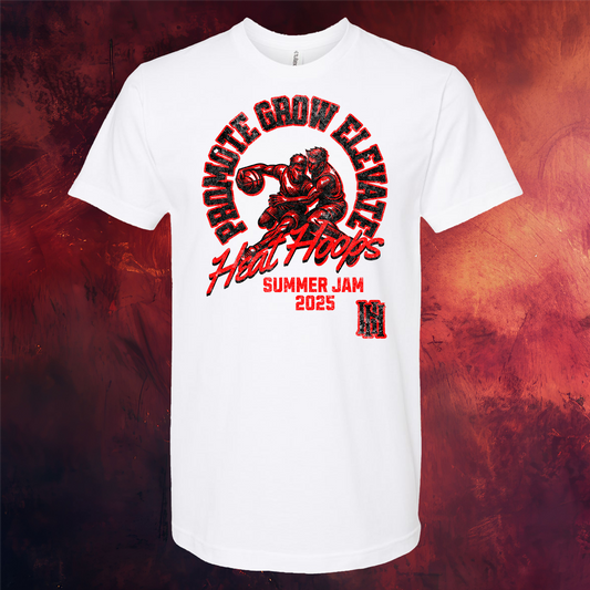 Heat Hoops "Promote Grow Elevate" Summer Jam Tee