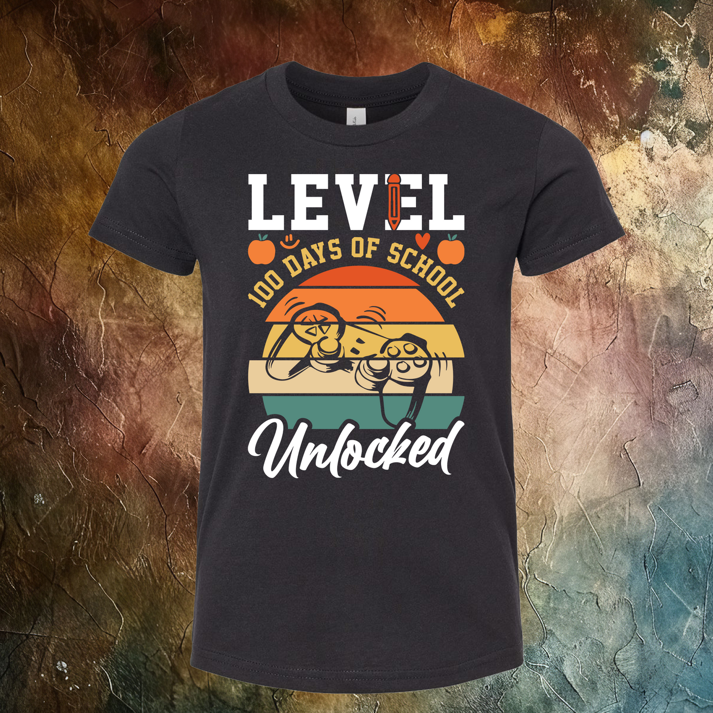 100 Days Of School Level Unlocked T-Shirt