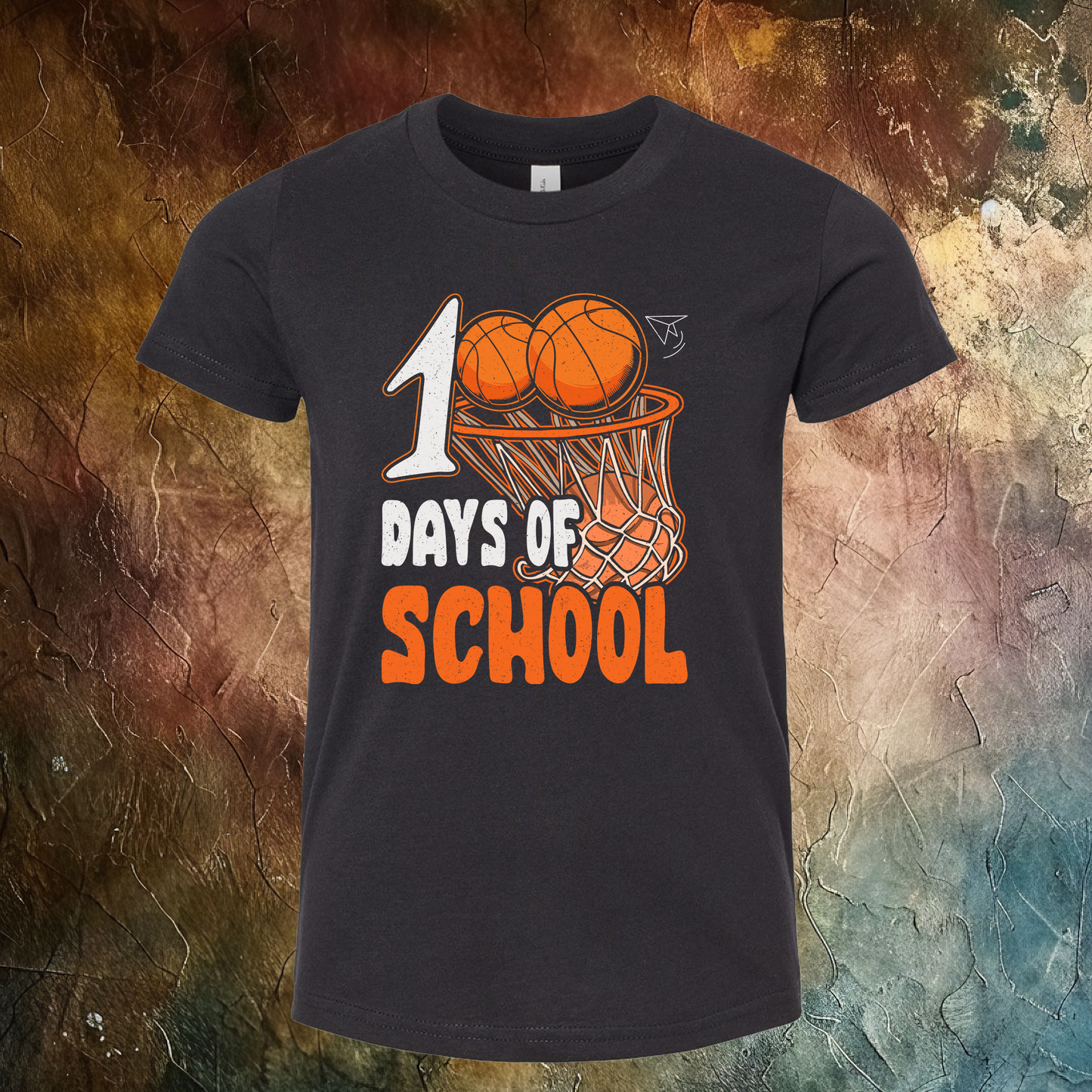 100 Days Of School Basketball T-Shirt