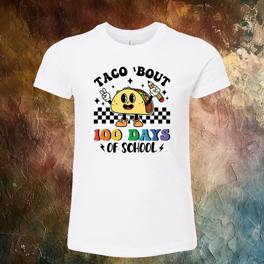 100 Days Of School Taco T-Shirt