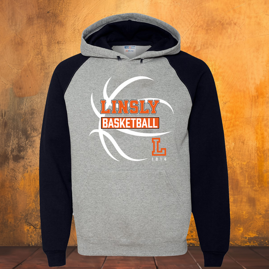 Linsly Raglan Colorblocked Hoodie