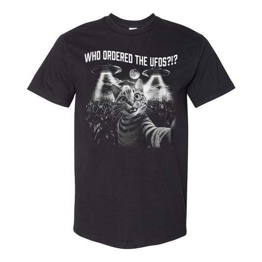 UFO Cat Selfie T-Shirt
