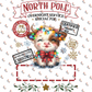 Personalized North Pole Santa Sack 12