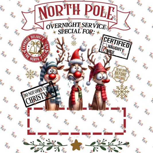 Personalized North Pole Santa Sack 14