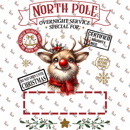 Personalized North Pole Santa Sack 16