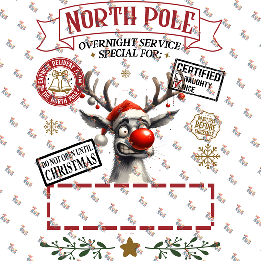 Personalized North Pole Santa Sack 18