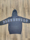 Mt. Lebanon Blue Devils Big Print Distressed Hoodie / Crewneck