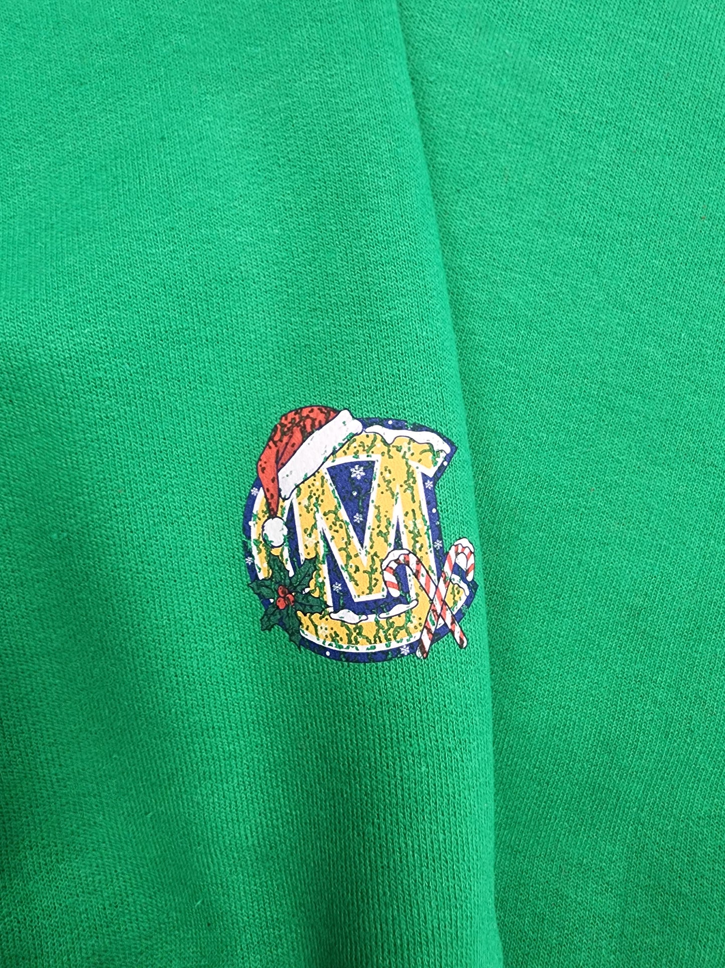 Canon Mac Big Print Distressed Christmas Crewneck