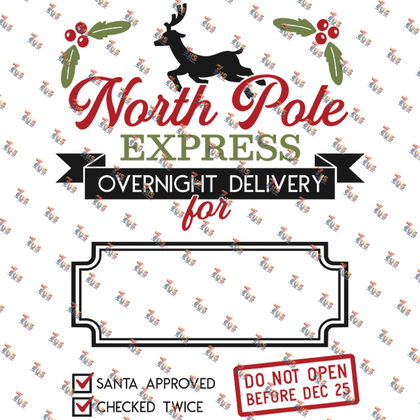 Personalized North Pole Santa Sack 20