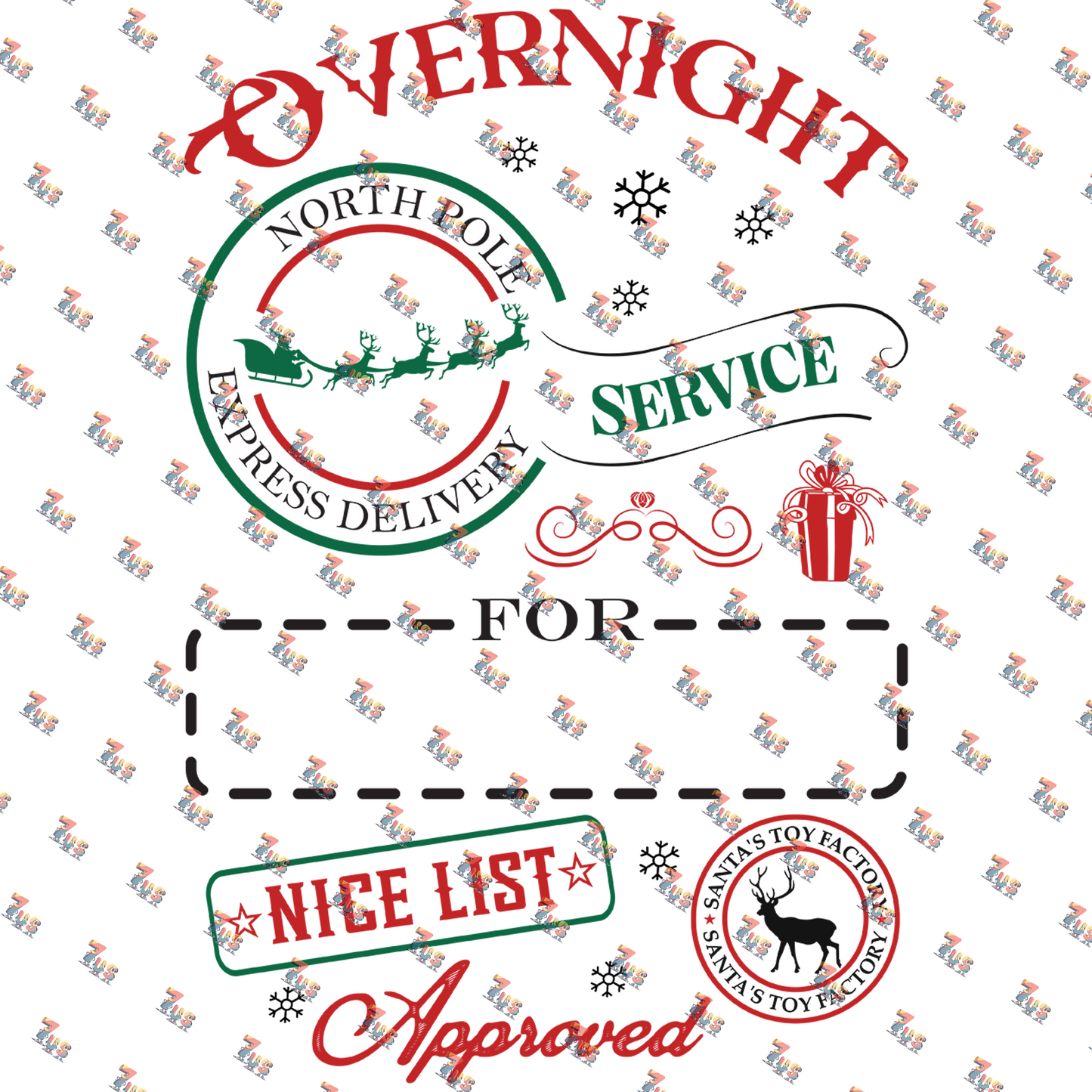 Personalized North Pole Santa Sack 21