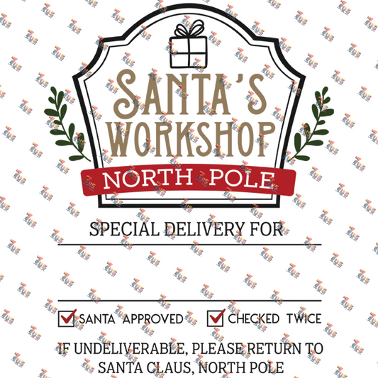 Personalized North Pole Santa Sack 23