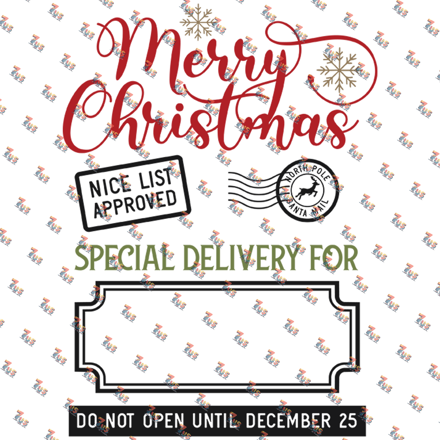 Personalized North Pole Santa Sack 27