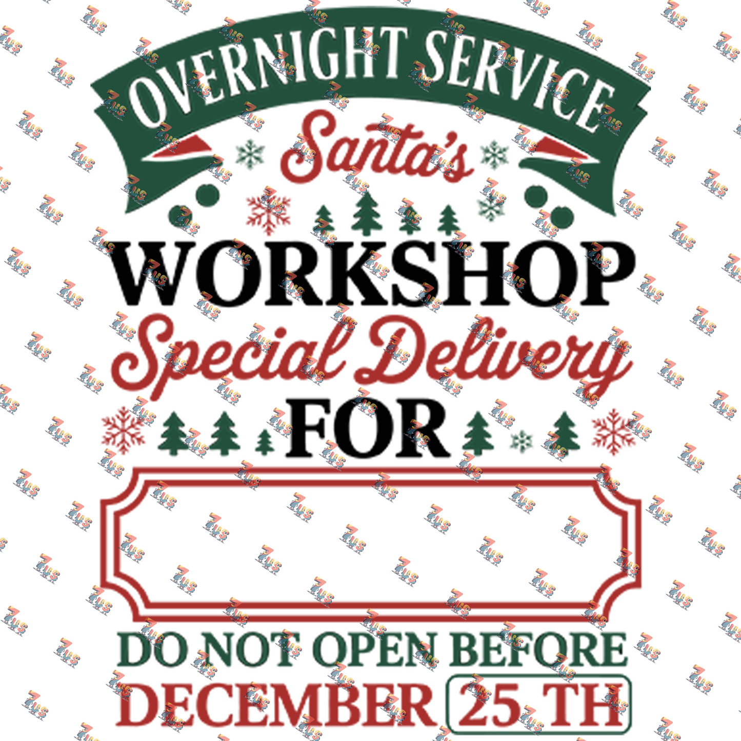 Personalized North Pole Santa Sack 2