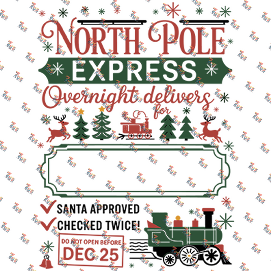 Personalized North Pole Santa Sack 9