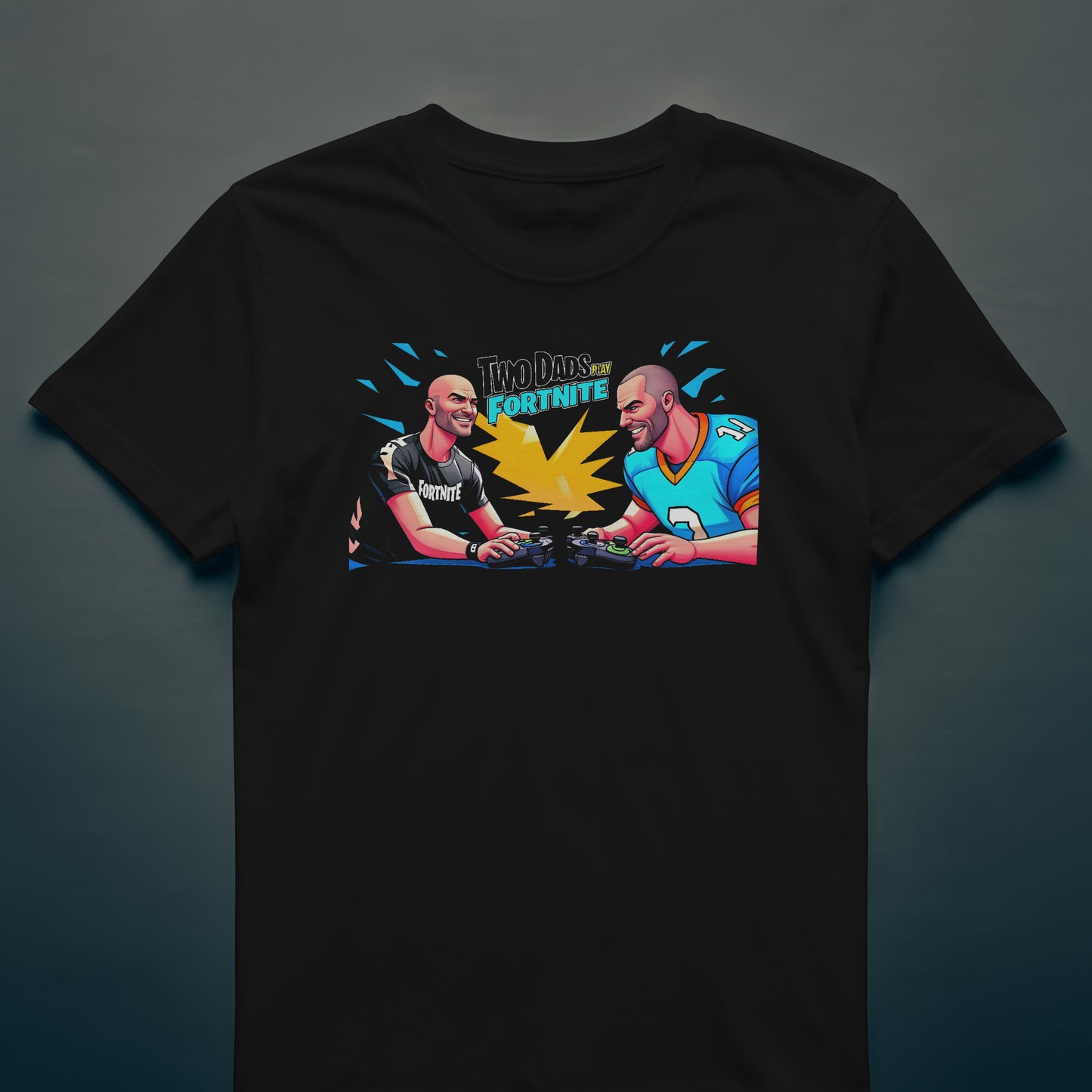 Two Dads Play Fortnite – Official T-Shirt
