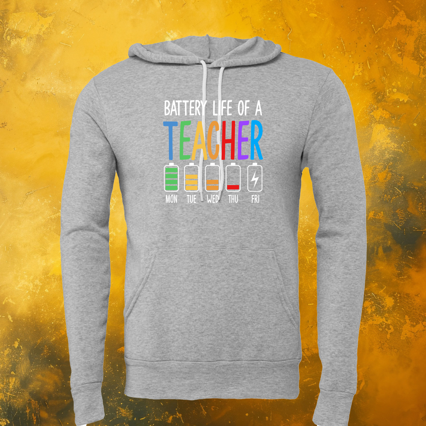 Teacher Battery Life Hoodie