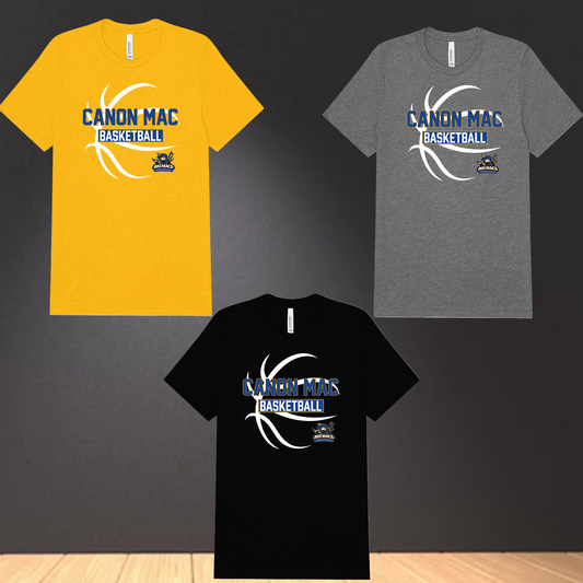 Canon Mac Basketball T-Shirt with Full Logo