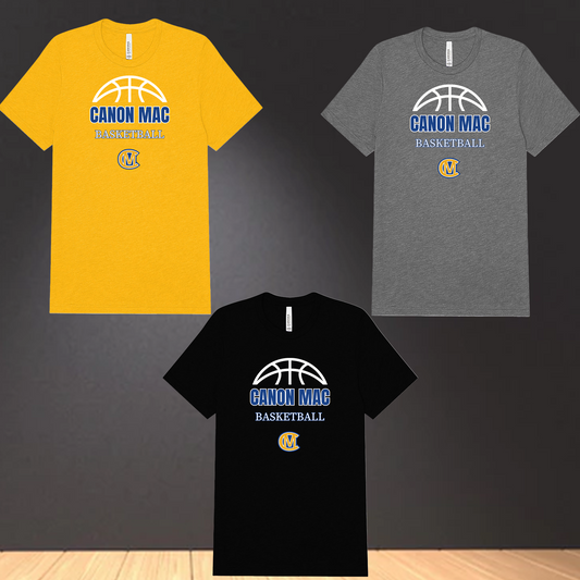 Canon Mac Basketball Ball T-Shirt CM Logo