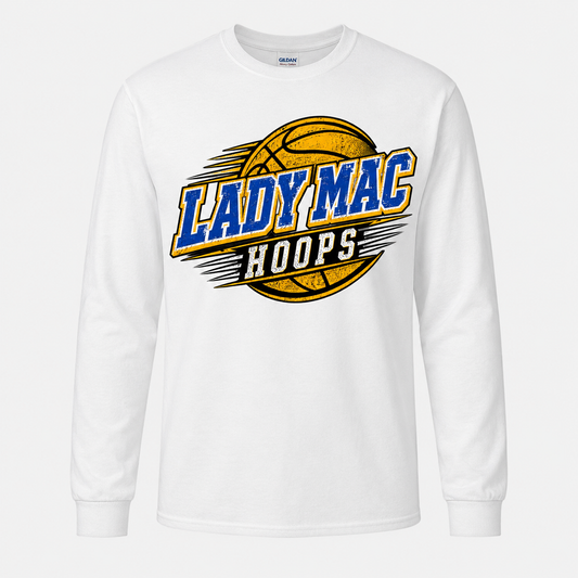 Lady Mac BBall Distressed