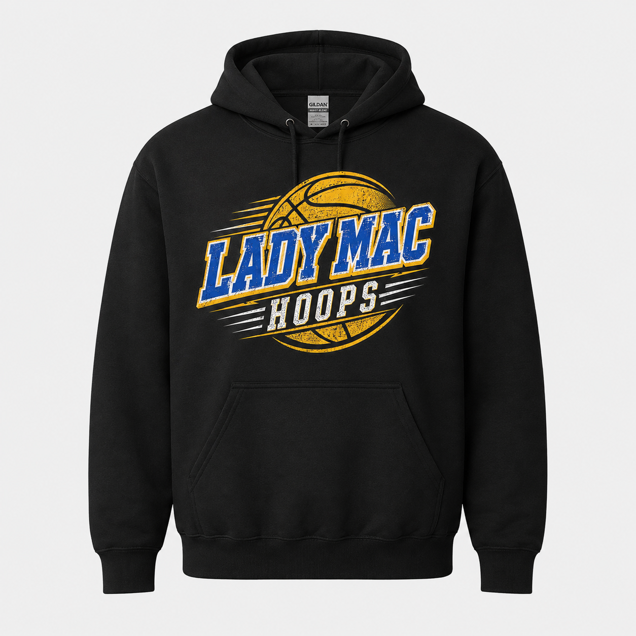Lady Mac BBall Distressed