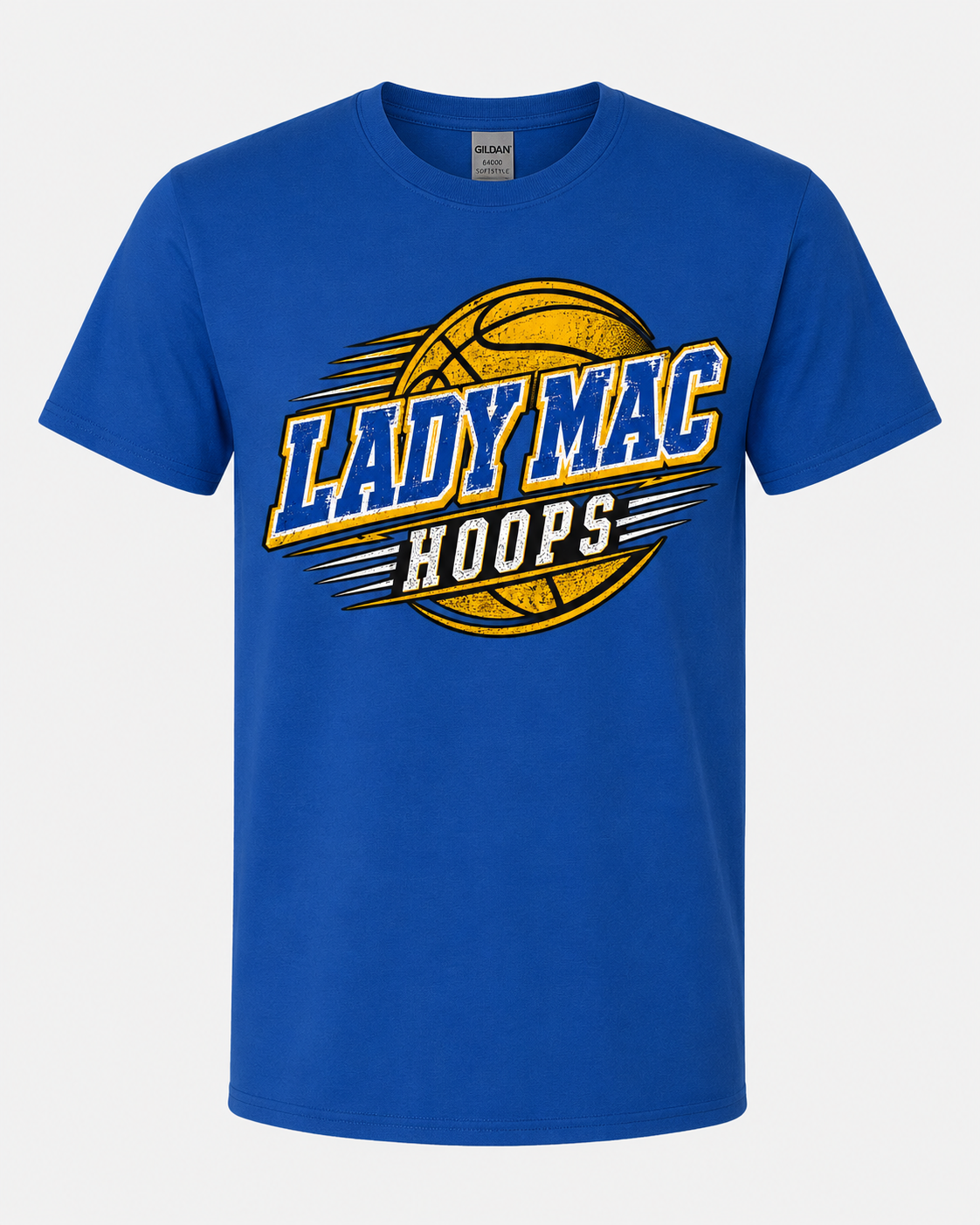 Lady Mac BBall Distressed