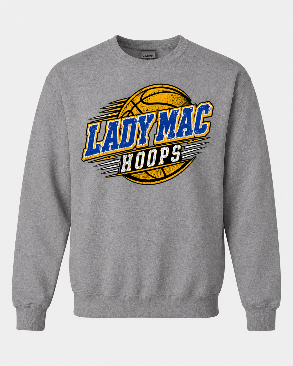 Lady Mac BBall Distressed