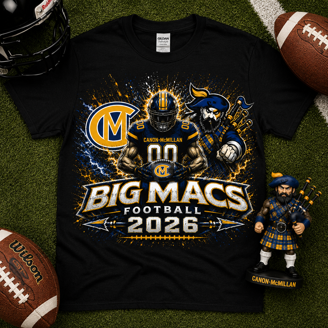 Canon Mac Football T-Shirt