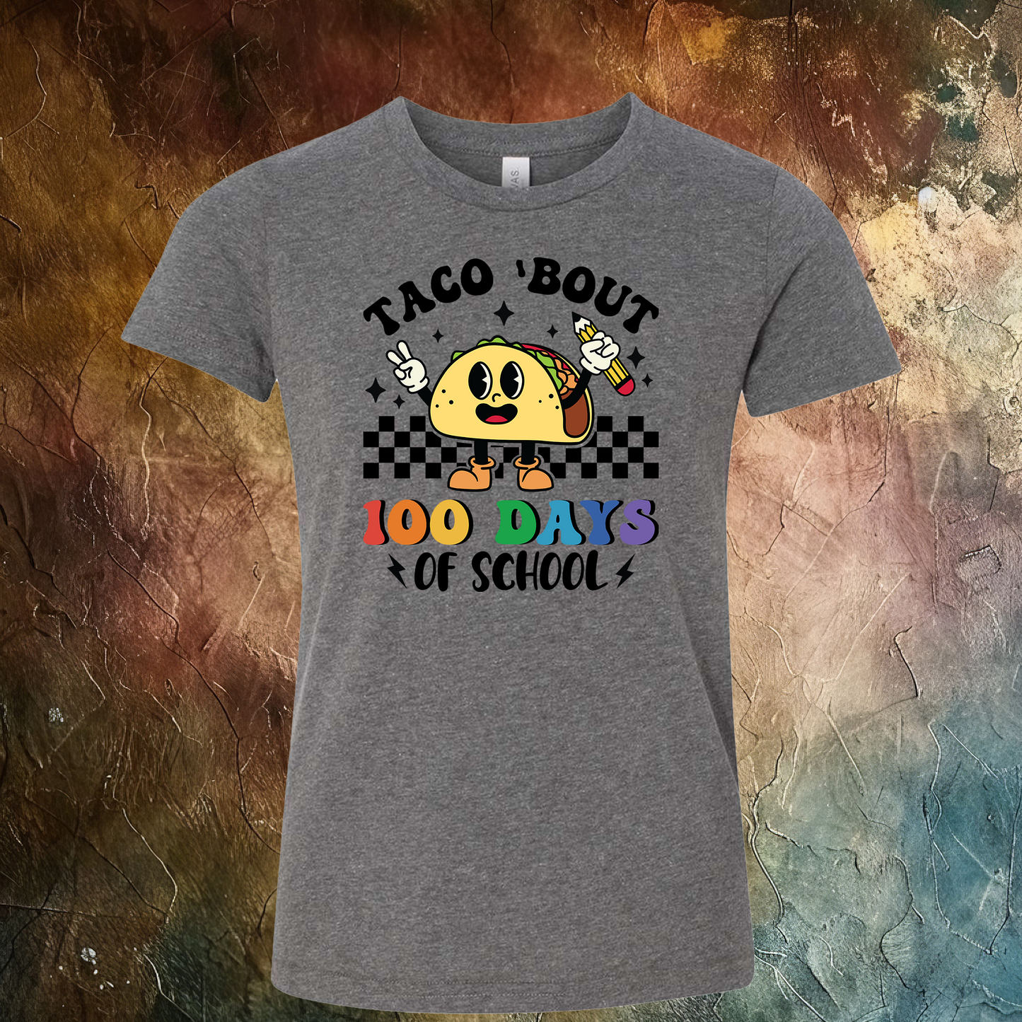 100 Days Of School Taco T-Shirt