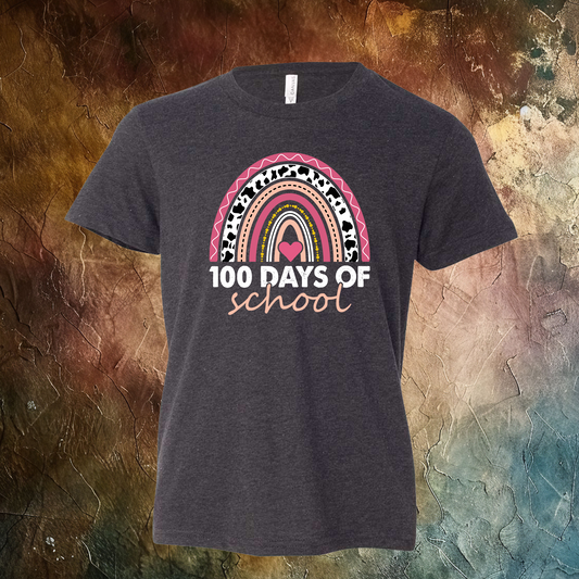 100 Days Of School Rainbow T-Shirt