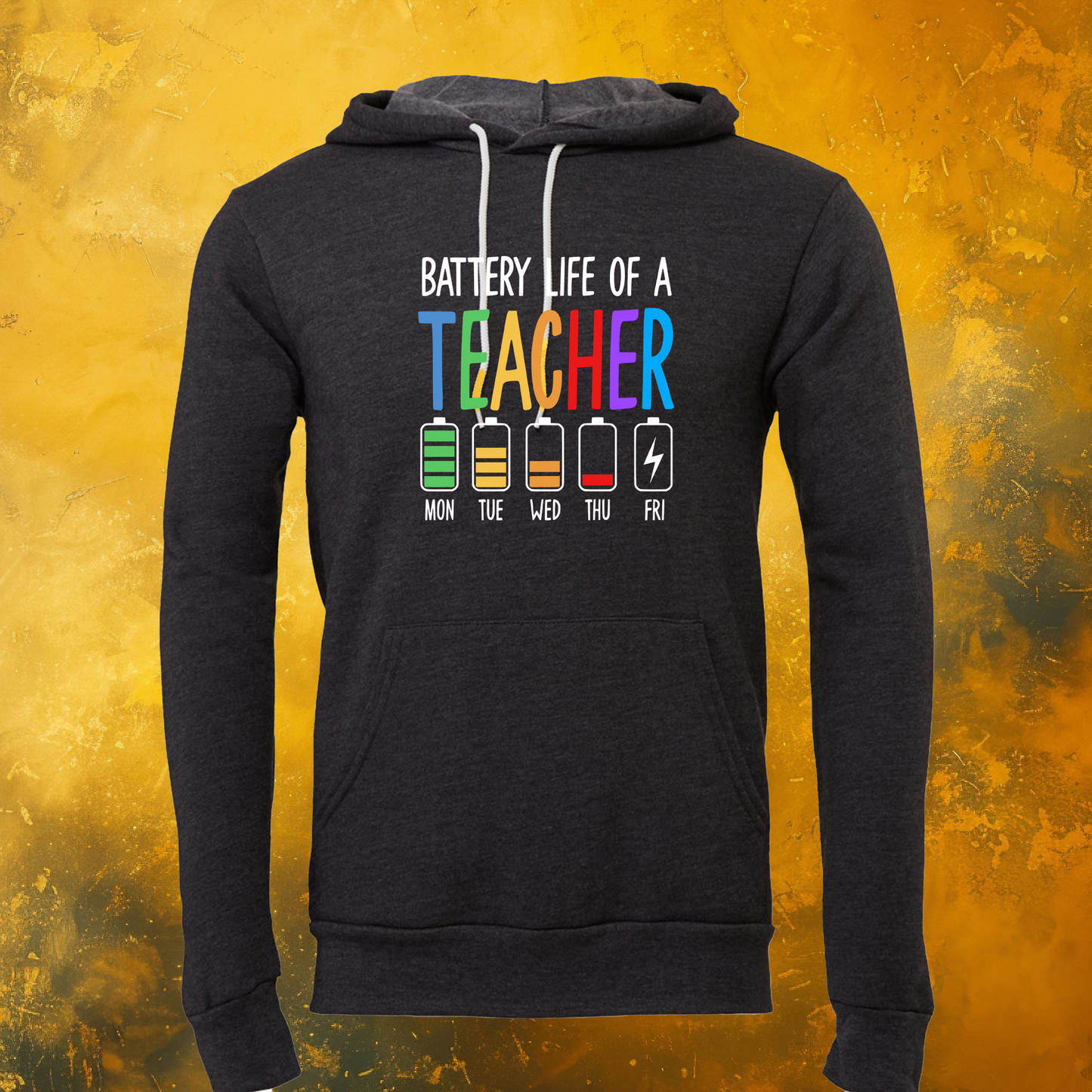 Teacher Battery Life Hoodie