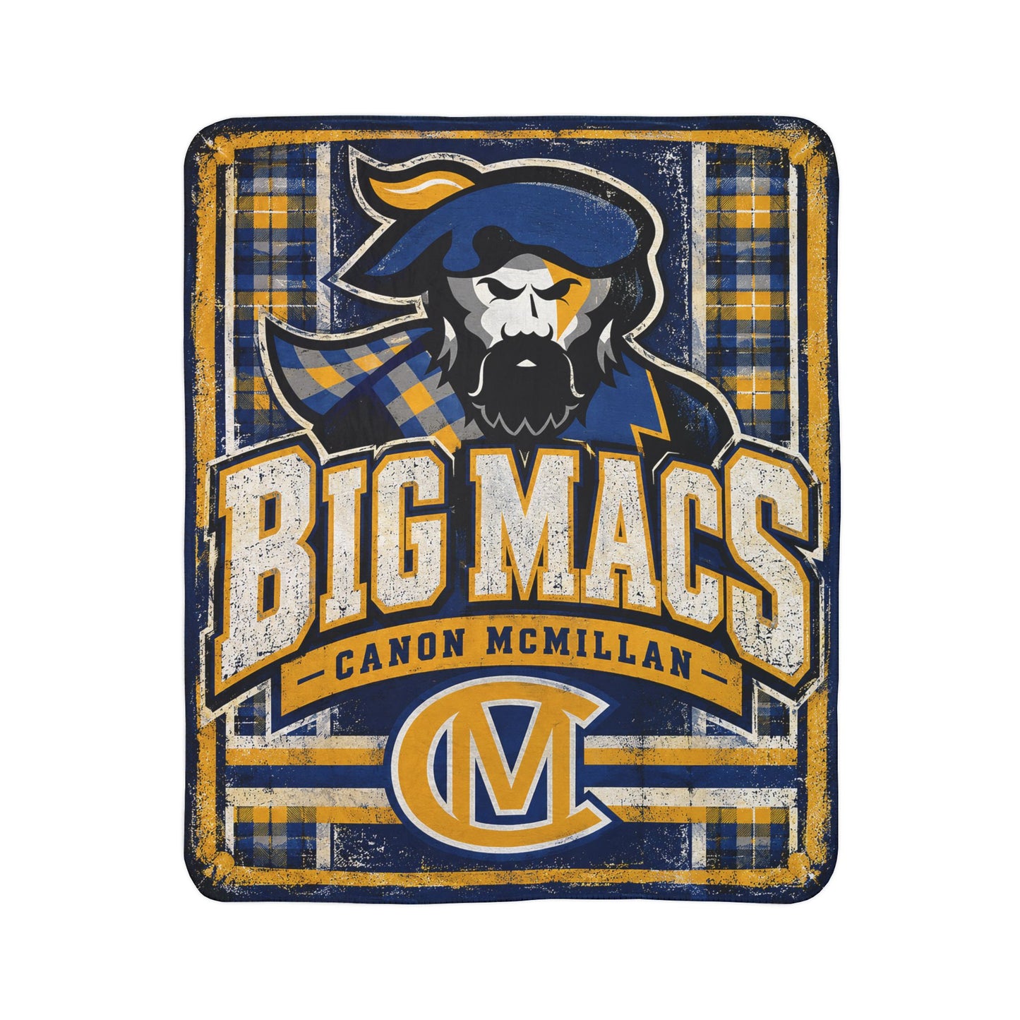 Big Macs 50x60 Sherpa Blanket