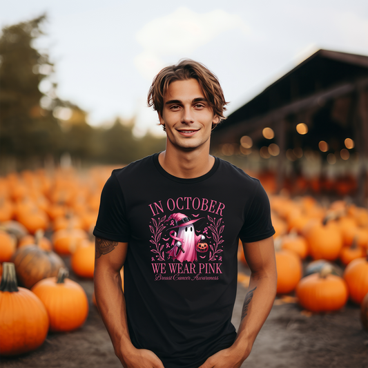 We Wear Pink Breast Cancer Awareness Tee