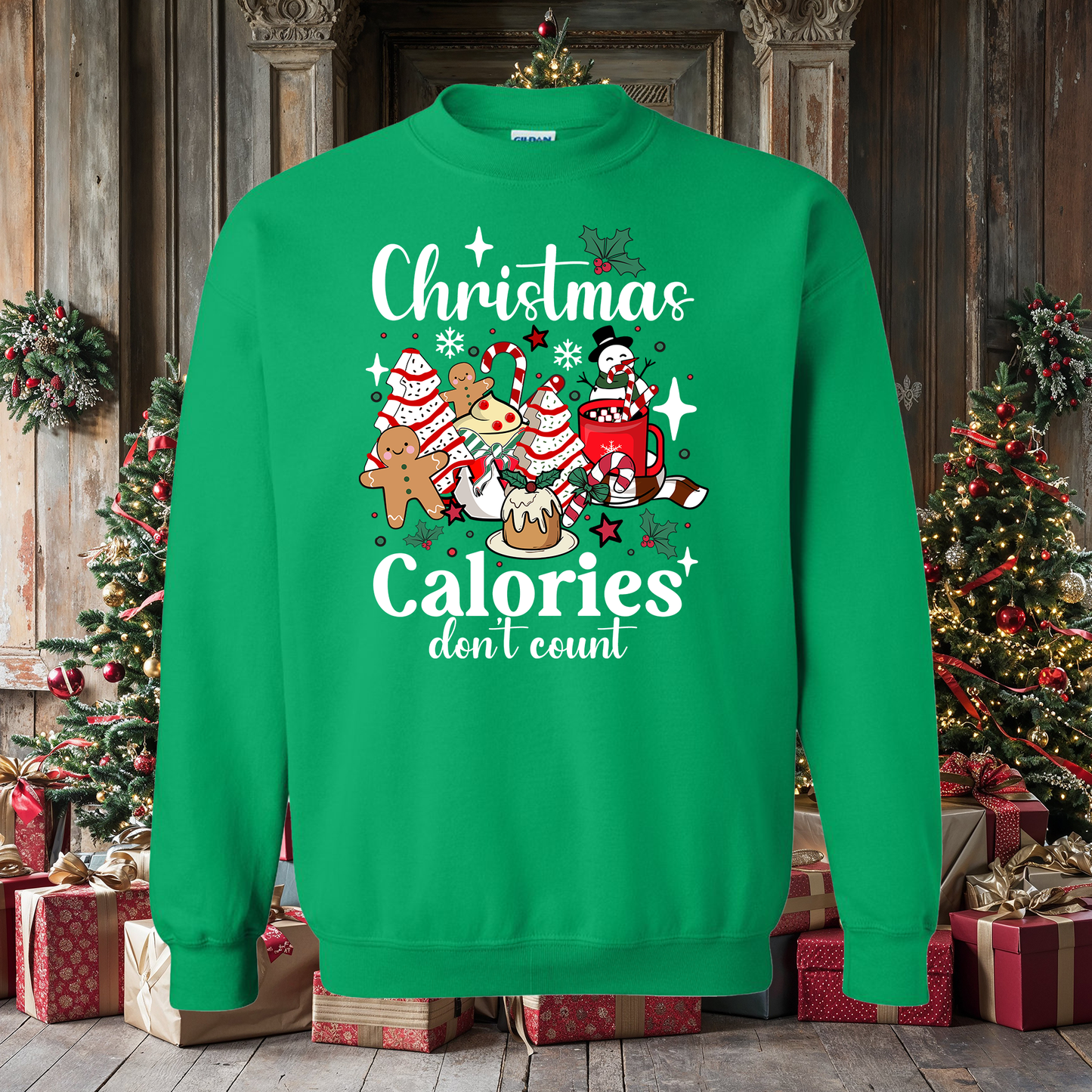 Christmas Calories Don't Count Crewneck Sweatshirt