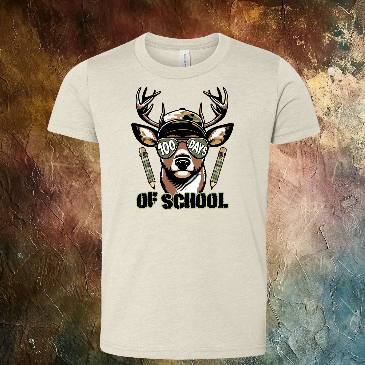 100 Days Of School Buck T-Shirt