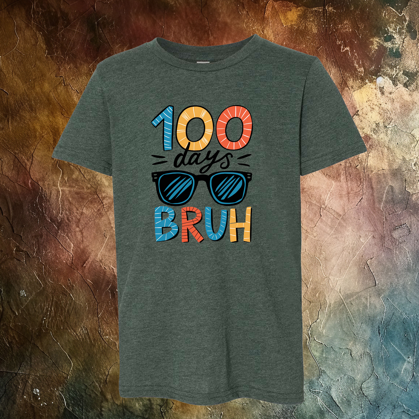 100 Days Of School Bruh T-Shirt